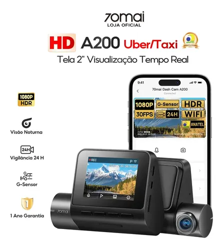 Câmera veicular 70mai A200